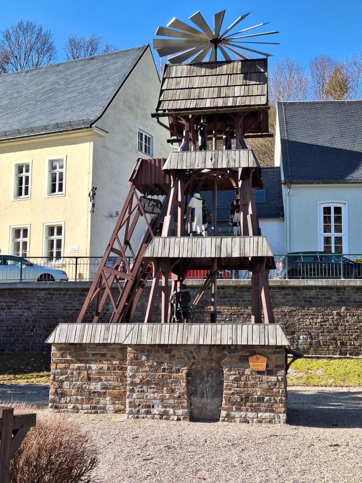 Ferienwohnung Rote-Villa 2 Marienberg Esterno foto